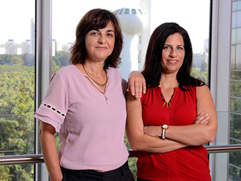 Prof. Rivka Dikstein (left) and Dr. Anat Bahat found a molecule that might help treat Huntington's disease